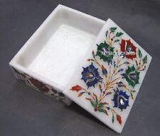 5 x 3.5 Inches Office Decor Stationary Box Handmade Rectangle Marble Jewelry Box picture