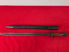 British Enfield P1907 GRI, Bayonet And Leather Scabbard picture