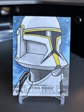 2024 Topps Star Wars Masterwork Sketch Card 1/1  Clone Trooper Nick Gribbon picture