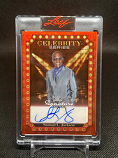 Samuel L Jackson 2026 Leaf Signature Series 1/1 Red Flood Super Fractor Auto🔥 picture