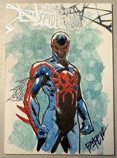 2017 Fleer Ultra Spider-Man 2099 1/1 Original Sketch Card BNFER Artist Marvel picture