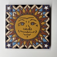 Vintage Rare Ceramic Tile-Trivet Earthtones™ Southwestern 6