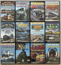 Railroad DVD Lot, 12 Pentrex DVDs picture