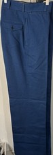 Pair Blue Kersey Pants W/Watch Pocket Belt Loops - Possibly  WW2 ? Clean picture