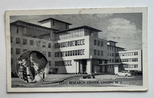 1949 NJ Postcard Linden New Jersey Esso Research Center Laboratory Union County picture