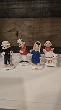 Vintage RARE HTF Napco Japan Set of 4 Figures Maw Paw Daughter Son Figurines picture