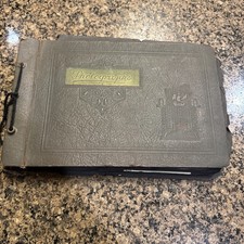 Vintage 1920’s-1930’s Photo Album with Over 120 Photos picture