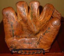 Fine 1950s Chicago Cubs HOF legends baseball glove--50 signatures-----15971 picture