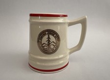 Leland Stanford Junior University Mini Stein 2 1/4” Red Stripe Rim picture