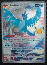 Articuno 132/128 Me: 30th Celebration Illustration Rare Pokemon Card picture