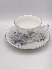 Imperial Fine Bone China England Floral Teacup And Saucer Botanical picture