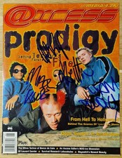 The Prodigy Autograph 1993 1997 Keith Flint Autograph 1996? tickets picture