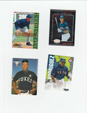 lot of 4 Alex Rodriguez cards RC A ROD RANGERS YANKEES picture