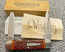 Vintage Remington 1985 Woodsman Bullet Knife #R4353 NIB Excellent Condition picture