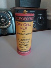 Replica Winchester Re-fillable No. 6 Dry Cell 1.5V for antique radio, telephone picture