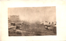 Unidentified Snowy Town Scenic Winter View Snow & Ice 1910s RPPC Postcard Photo picture