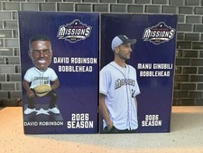 San Antonio Missions David Robinson Manu Ginobili Bobblehead 2026 Sga New picture