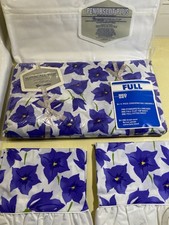 Vintage 4pcs Wamsutta Christian Dior Supercale Luxurious Percale Full Sheet Set picture