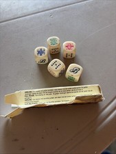 Set Of 5 Vintage Dutch Poker Dice picture