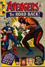 Avengers #22-1965 fn+ 6.5 Power Man Jack Kirby Wally Wood picture