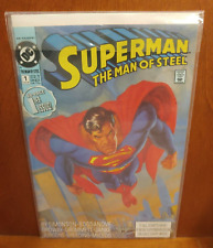 SUPERMAN THE MAN OF STEEL #1 JULY 1991 DC COMICS 48 PAGE 1ST ISSUE FABULOUS picture