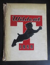 1959 Wildcat Annual Yearbook Tullahoma Tennessee picture