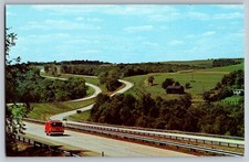 Postcard - Pennsylvania Shortway, Interstate 80 Between Sharon And Stroudsburg picture