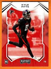 KYLE PITTS(ATLANTA FALCONS)2021 PANINI PLAYOFF ROOKIE FOOTBALL CARD picture