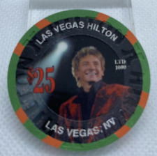 Barry Manilow at Las Vegas Hilton $25 Chip picture