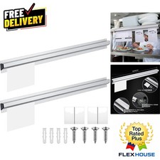 Versatile 30 Inch Aluminum Receipt Holder Set - Easy Install for Offices & Cafes picture