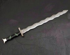 Kris Blade, Hand Forged Viking Sword, Handmade Damascus Steel picture