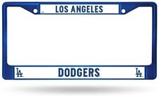 Los Angeles LA Dodgers MLB Baseball Blue Chrome Auto Car License Plate Frame picture