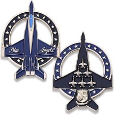 F/A-18E Super Hornet Blue Angels US Navy Challenge Coin Designed for Military  picture