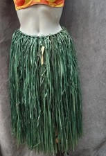 NOS Vtg Hawaiian Rafia Grass HULA Skirt 1978 Sz Small picture
