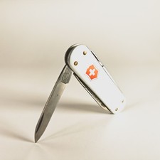 Victorinox Swiss Army Knife Berry Silver Smooth Alox 58mm Classic picture