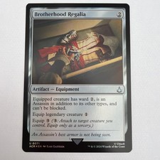 1x FOIL BROTHERHOOD REGALIA - Assassin's Creed - MTG - Magic the Gathering picture