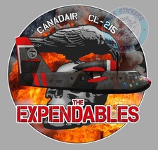 STICKER CANADAIR CL-215 THE EXPENDABLES STALLONE FILM USA STATHAM CD110 picture