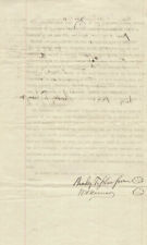BRADLEY T. JOHNSON - AUTOGRAPH DOCUMENT DOUBLE SIGNED 07/07/1888 WITH CO-SIGNERS picture