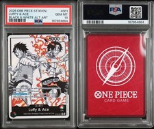 2026 ONE PIECE ST30-STARTER DECK EX LUFFY & ACE #001 LUFFY & ACE PSA 10 picture