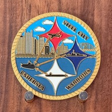 Naval Reserve Submarine Group Eight Pittsburgh Challenge Coin  W#20 picture