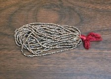Rare Vintage Antique Steel Cut Beads One Hank picture