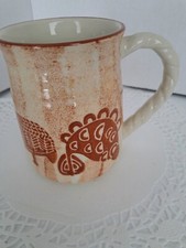 Sigma Samburu 4.5 in Tall Safari Coffee Mug Stoneware Folk Art picture