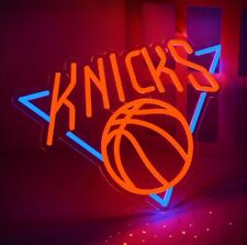 New York Knicks Neon Sign Basketball NBA Wall Art Decor NY Signs LED Lamp picture