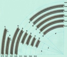 Curved Track R315-45° KATO 20-120 N Gauge Model Train picture