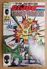 GI JOE AND THE TRANSFORMERS #1 Mid Grade See Photos & Description Marvel 1986 picture
