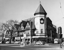 Coolidge Corner in Brookline Mass May 22 1957 Boston MA Historic Old Photo picture
