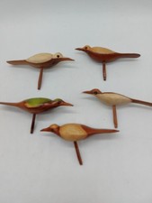Small Hand Carved Wood Bird Figure 5