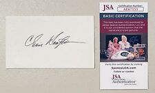 Chris Christopher Kraft Signed Autographed 3x5 Card JSA NASA Flight Director picture