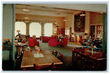 c1960's Parlor, Dining, Abernethy Hall, Pilgrim Place in Claremont, CA Postcard picture