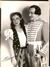 CGE47 Original Photo RARE 1930s SWEDISH OPERA STARS EINAR BEYRON BRITA HERTZBERG picture